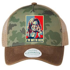 Kamala Harris IM With Her Harris 2024 President Election Legacy Tie Dye Trucker Hat