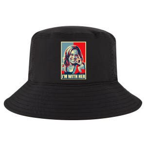 Kamala Harris IM With Her Harris 2024 President Election Cool Comfort Performance Bucket Hat