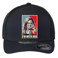 Kamala Harris IM With Her Harris 2024 President Election Flexfit Unipanel Trucker Cap