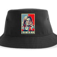 Kamala Harris IM With Her Harris 2024 President Election Sustainable Bucket Hat