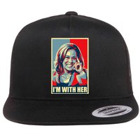 Kamala Harris IM With Her Harris 2024 President Election Flat Bill Trucker Hat