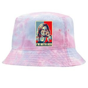 Kamala Harris IM With Her Harris 2024 President Election Tie-Dyed Bucket Hat