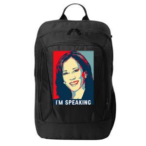 Kamala Harris IM Speaking Quote Joe Biden City Backpack