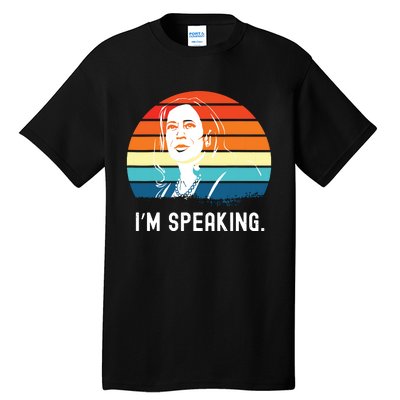 Kamala Harris Im Speaking Madam Vice President Tall T-Shirt