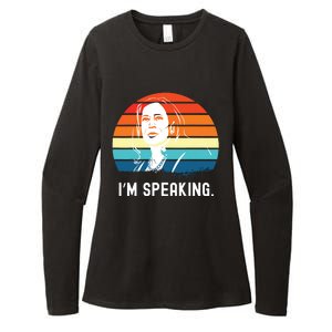 Kamala Harris Im Speaking Madam Vice President Womens CVC Long Sleeve Shirt