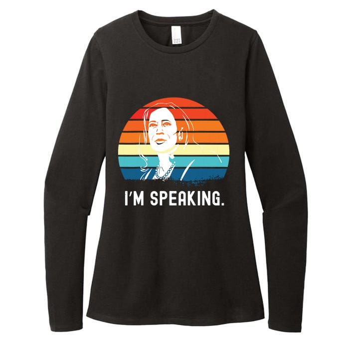 Kamala Harris Im Speaking Madam Vice President Womens CVC Long Sleeve Shirt