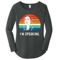 Kamala Harris Im Speaking Madam Vice President Women's Perfect Tri Tunic Long Sleeve Shirt