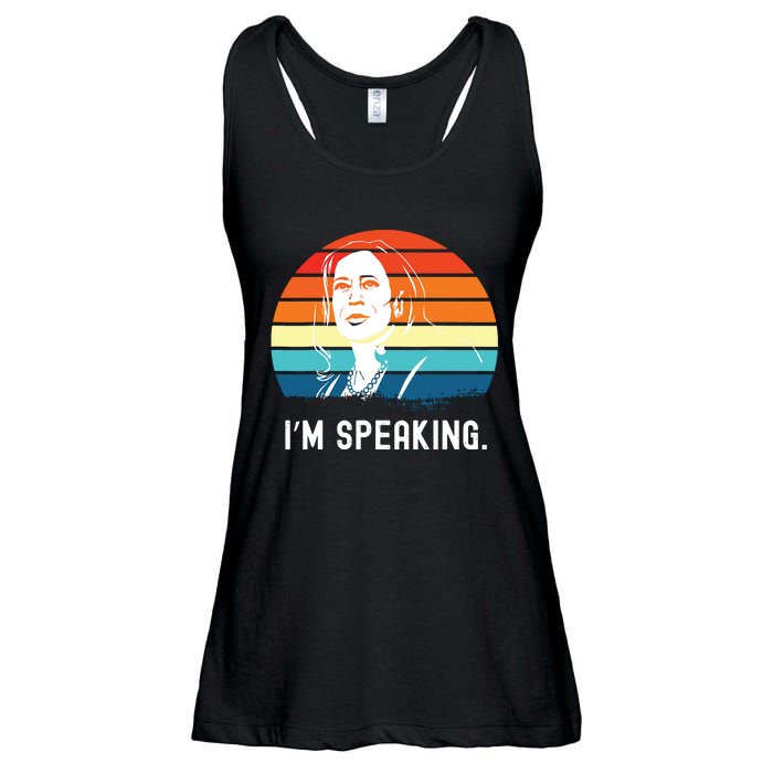 Kamala Harris Im Speaking Madam Vice President Ladies Essential Flowy Tank