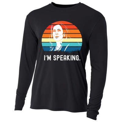 Kamala Harris Im Speaking Madam Vice President Cooling Performance Long Sleeve Crew