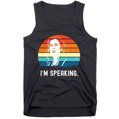 Kamala Harris Im Speaking Madam Vice President Tank Top