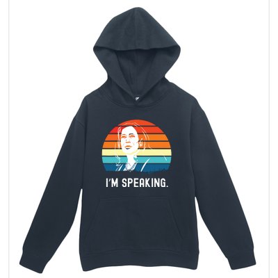 Kamala Harris Im Speaking Madam Vice President Urban Pullover Hoodie