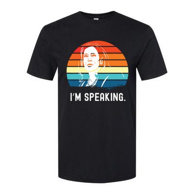 Kamala Harris Im Speaking Madam Vice President Softstyle CVC T-Shirt