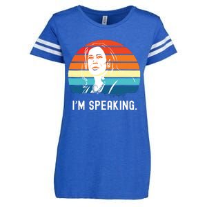 Kamala Harris Im Speaking Madam Vice President Enza Ladies Jersey Football T-Shirt