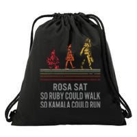 Kamala Harris Im Speaking Nasty First Female Vice President Drawstring Bag