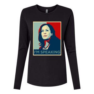 Kamala Harris Im Speaking Quote Womens Cotton Relaxed Long Sleeve T-Shirt