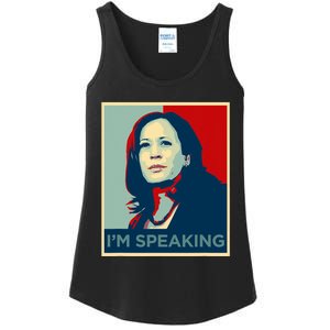 Kamala Harris Im Speaking Quote Ladies Essential Tank