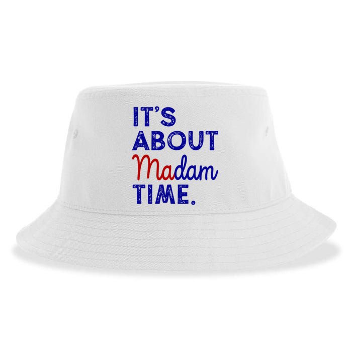 Kamala Harris Its About Madam Time 2024 Election Sustainable Bucket Hat