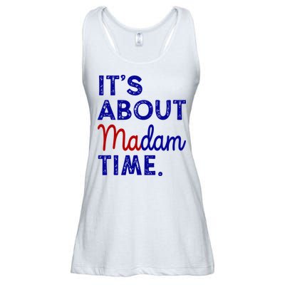 Kamala Harris Its About Madam Time 2024 Election Ladies Essential Flowy Tank