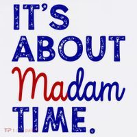 Kamala Harris Its About Madam Time 2024 Election Flatbill Hat