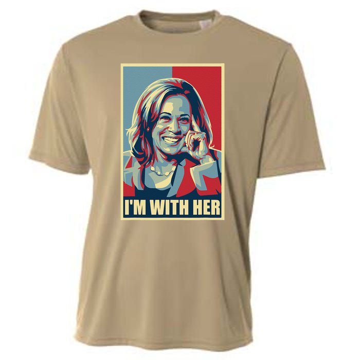 Kamala Harris IM With Her Harris 2024 President Election Cooling Performance Crew T-Shirt