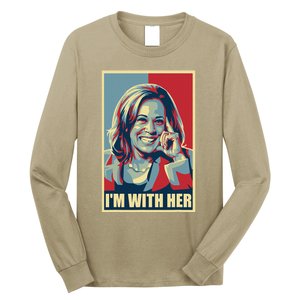 Kamala Harris IM With Her Harris 2024 President Election Long Sleeve Shirt