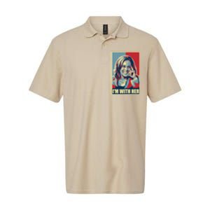 Kamala Harris IM With Her Harris 2024 President Election Softstyle Adult Sport Polo