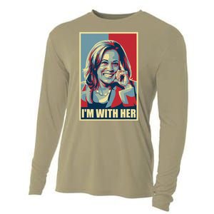 Kamala Harris IM With Her Harris 2024 President Election Cooling Performance Long Sleeve Crew