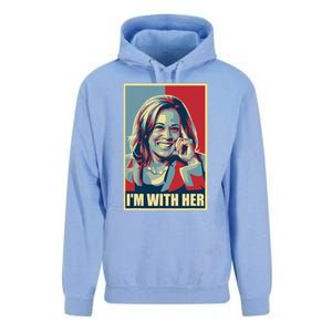 Kamala Harris IM With Her Harris 2024 President Election Unisex Surf Hoodie