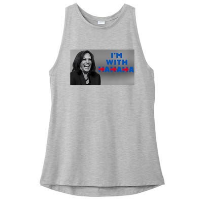 Kamala Harris IM With Hahaha Ladies PosiCharge Tri-Blend Wicking Tank