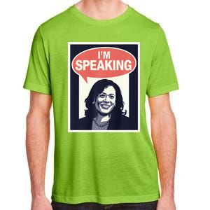 Kamala Harris IM Speaking 2024 First Female President Adult ChromaSoft Performance T-Shirt