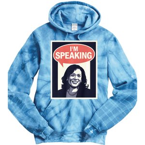 Kamala Harris IM Speaking 2024 First Female President Tie Dye Hoodie