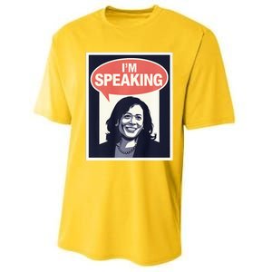 Kamala Harris IM Speaking 2024 First Female President Performance Sprint T-Shirt