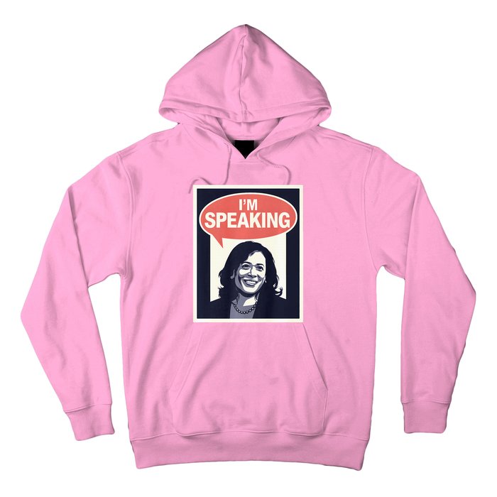 Kamala Harris IM Speaking 2024 First Female President Hoodie