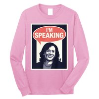 Kamala Harris IM Speaking 2024 First Female President Long Sleeve Shirt