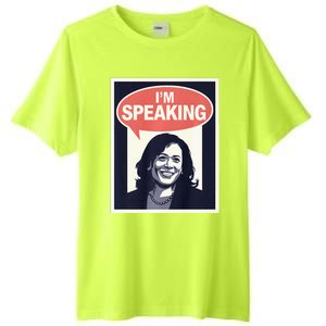 Kamala Harris IM Speaking 2024 First Female President Tall Fusion ChromaSoft Performance T-Shirt