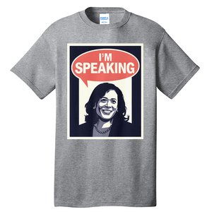 Kamala Harris IM Speaking 2024 First Female President Tall T-Shirt