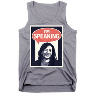 Kamala Harris IM Speaking 2024 First Female President Tank Top