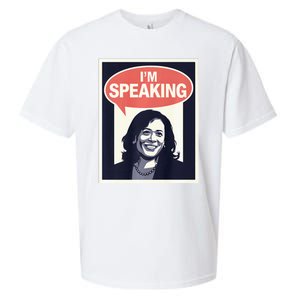 Kamala Harris IM Speaking 2024 First Female President Sueded Cloud Jersey T-Shirt