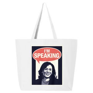 Kamala Harris IM Speaking 2024 First Female President 25L Jumbo Tote