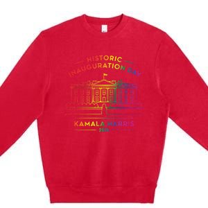 Kamala Harris Inauguration Day 2024 First Female President Premium Crewneck Sweatshirt