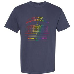 Kamala Harris Inauguration Day 2024 First Female President Garment-Dyed Heavyweight T-Shirt