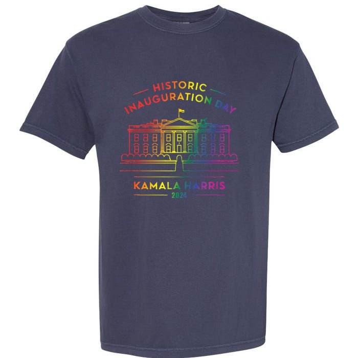 Kamala Harris Inauguration Day 2024 First Female President Garment-Dyed Heavyweight T-Shirt