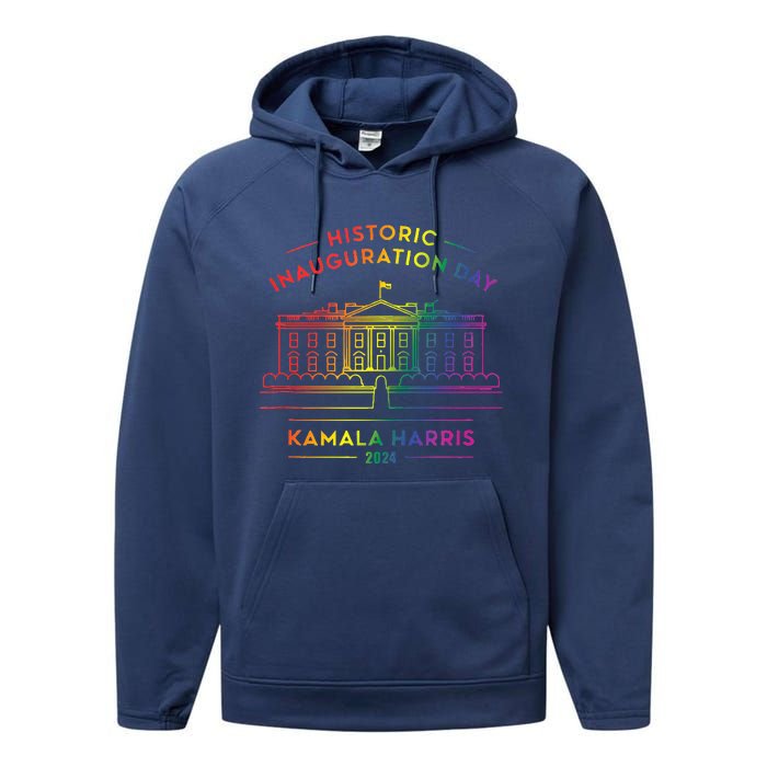 Kamala Harris Inauguration Day 2024 First Female President Performance Fleece Hoodie