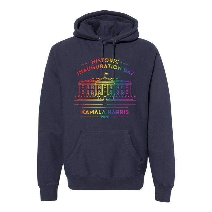 Kamala Harris Inauguration Day 2024 First Female President Premium Hoodie