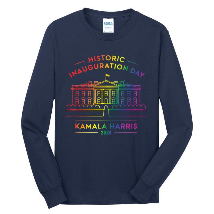 Kamala Harris Inauguration Day 2024 First Female President Tall Long Sleeve T-Shirt