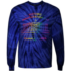 Kamala Harris Inauguration Day 2024 First Female President Tie-Dye Long Sleeve Shirt