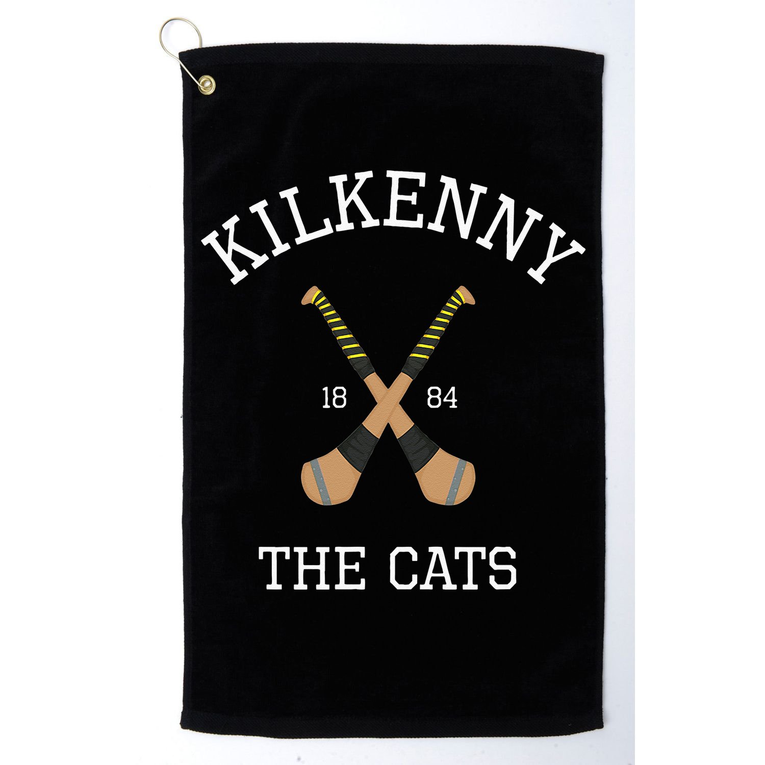 Kilkenny Hurling Irish County Ireland Hurling Kilkenny Cats Golf Towel
