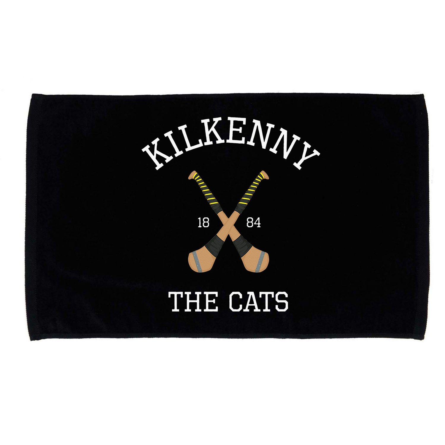 Kilkenny Hurling Irish County Ireland Hurling Kilkenny Cats Microfiber Hand Towel
