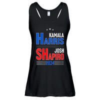 Kamala Harris Josh Shapiro 2024 Funny Harris Shapiro 24 Ladies Essential Flowy Tank