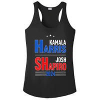 Kamala Harris Josh Shapiro 2024 Funny Harris Shapiro 24 Ladies PosiCharge Competitor Racerback Tank